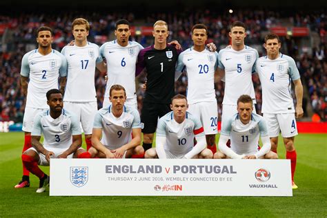 england football team men